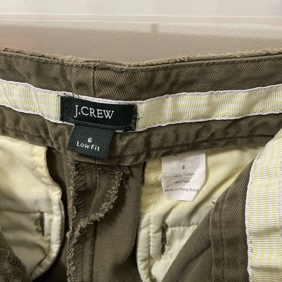 J. Crew broken in, low fit, cotton pants/EUC Vintage. - Picture 4 of 4